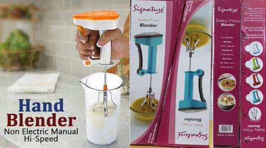 A hand blender Stainless steel blade image 3
