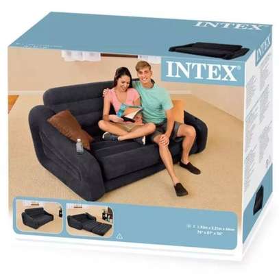 Inflatable INTEX Pullout Sofabed Greyish Black image 4
