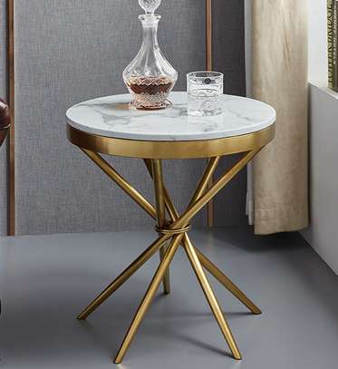 Coffee Table : Simple Iron Living Room Coffee Table image 2