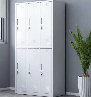 Office Cabinet : 6-Door Office Steel Polished Cabinet image 1