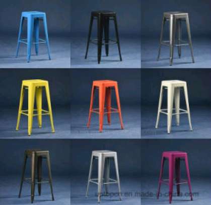 Metallic Bar stool Bistro image 3
