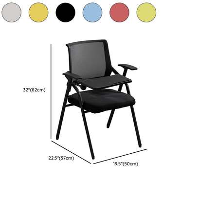 Office Chair :Black Foldable Meeting Office Chair image 2