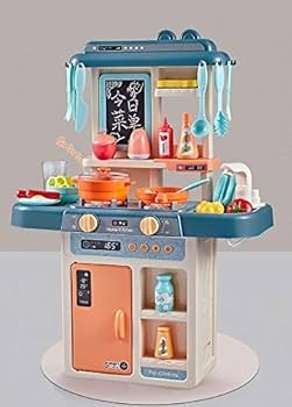 kids kitchen pretend play set,Plastic- Multi color image 2