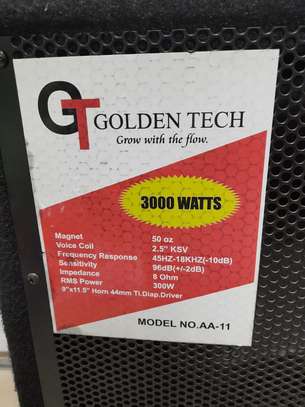 Golden Tech 3000w double speaker image 2