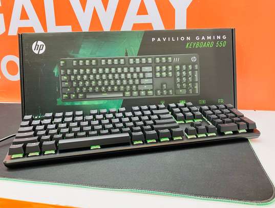 HP Pavilion Gaming Keyboard 550 LED RGB Backlit Mechanical. image 1