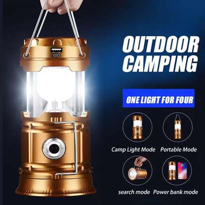 Outdoor camping lantern solar power image 2