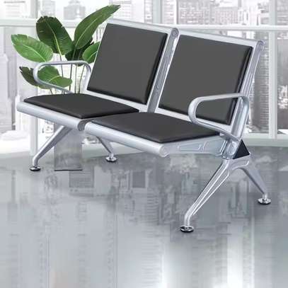 2-Seater Padded Reception Bench image 6