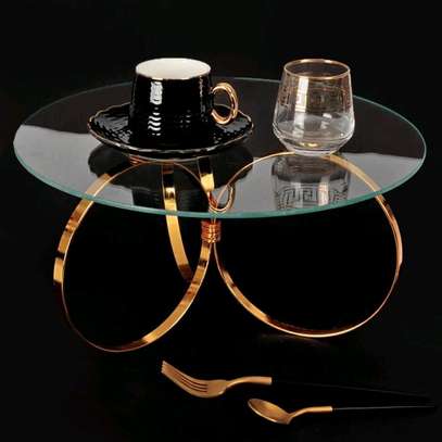 Sienna glass coffee table image 1