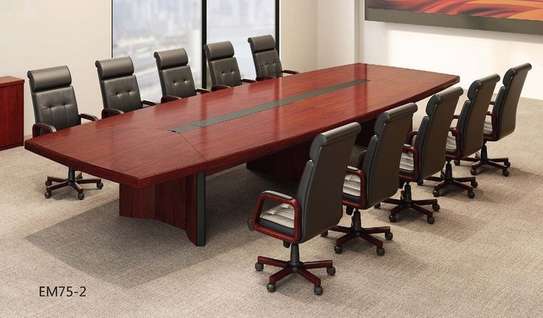 3 M Stylish Mahogany Boardroom Table image 9