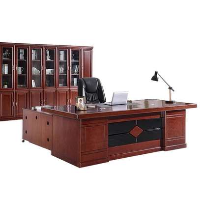 Modern Rectangular Boss Desk – Executive Office Table image 3