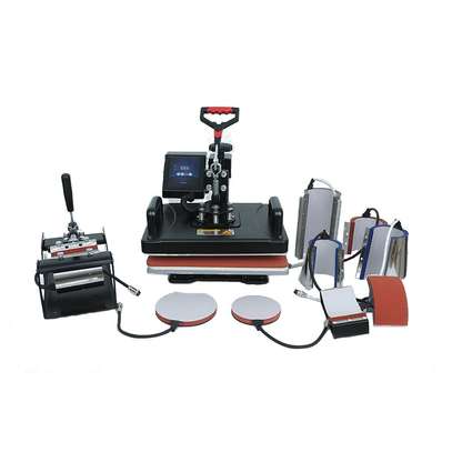 8 in 1 Heat Press Machine Suit for DIY Sublimation Printing image 1