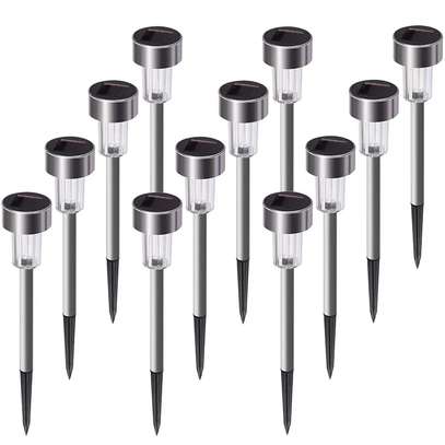 12 Pack Stainless Steel Solar Garden Lights Outdoor image 10