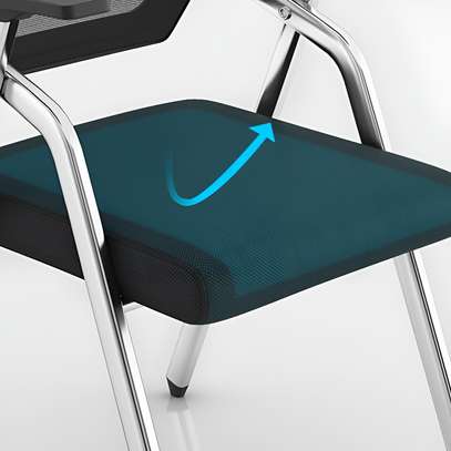 Office Chair:  Ergonomic Foldable Training Chair image 3