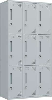 Anti-Rust 9-Door Steel Storage Cabinet image 4