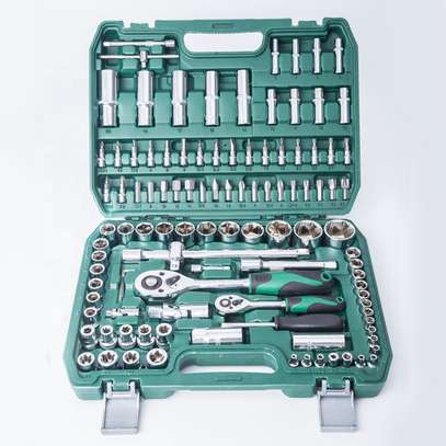Mechanic Tool Box Set Spanner Socket image 1