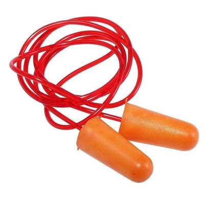 Disposable Orange Corded PU-FOAM Earplug image 3