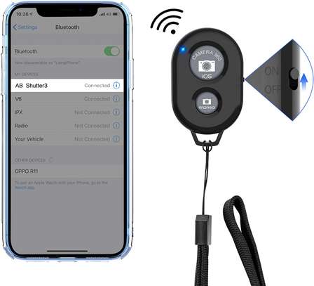 Bluetooth Camera Remote Shutter Control Selfie image 2