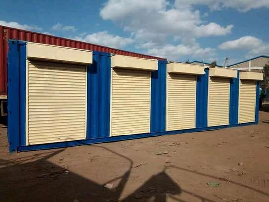 40ft container stalls with 5stalls and more designs image 8