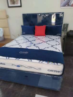 Orthopaedic pvc leather divan bed ( 6x6) image 1