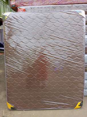 Brown HD quilted mattress 5*6,8inch we will deliver image 2