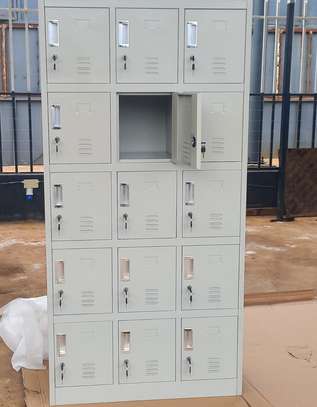 Office Cabinet: 15 Lock Compatmet Locker Steel File Cabinet image 3