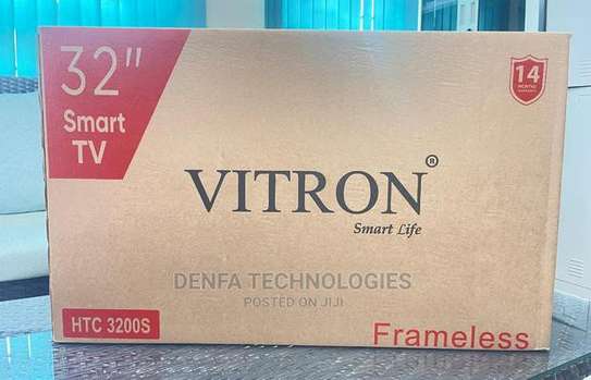 VITRON 32 INCH SMART TV ANDROID FRAMELESS FULL HD image 1