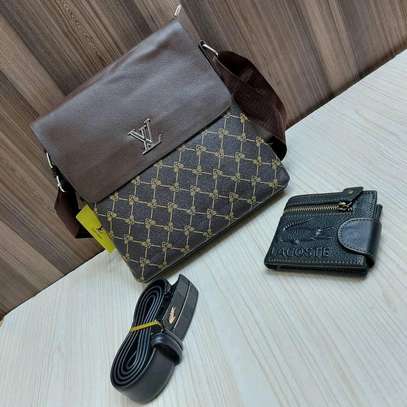 Quality Sling Bag Leather Belt Leather Wallet Combo
Ksh.4500 image 3