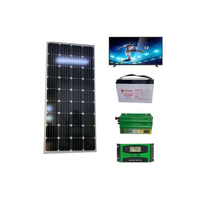 solarmax Solar System Full Kit 150w + Free 24" LED Tv image 1