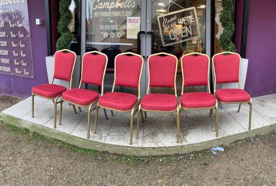 Office Chair: Red Banquet Conference Chair image 1