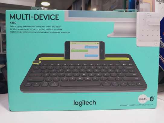 Logitech K480 Multi-Device Bluetooth Wireless Keyboard Black image 3