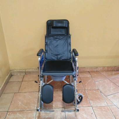 Reclining Wheelchair with Commode image 2