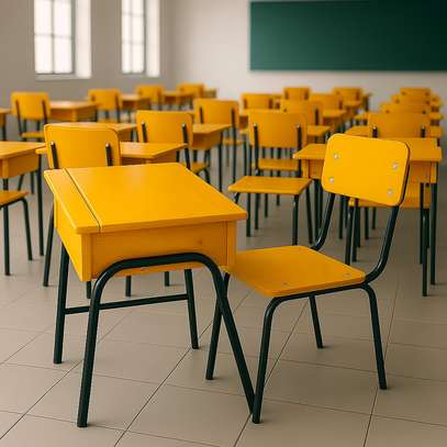 Compact School Desk with Chair for Study Rooms image 11