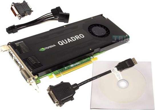 Nvidia Quadro K4000 3GB PCIe 2xDVI 2xDP Graphics Card image 1