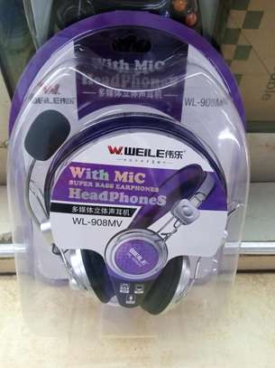WL-908MV Multimedia Headset Stereo Computer Gaming Headphones with microphone, Clear Voice Transmission image 1
