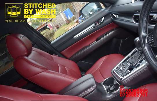 CX8 pure leather seat covers and door panels image 1