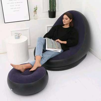 Inflatable seat with free electric pump image 2