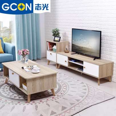 tv stand and coffee table set image 2