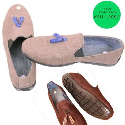 Men's leather loafers shoes image 2