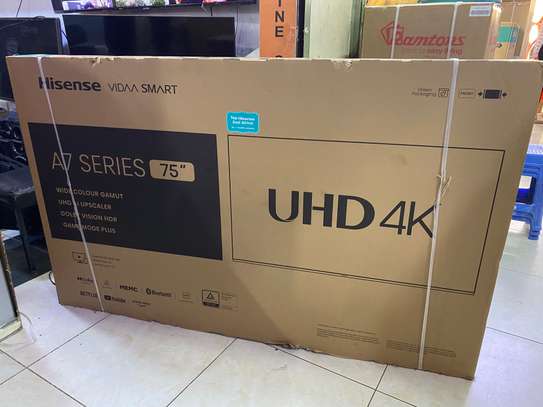 Hisense 75 inch Smart UHD 4K Frameless TV - 75A7HKEN image 2