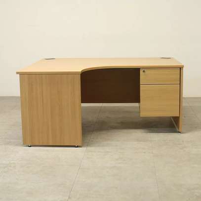 Office Desk: 1200mm Curved Easy Accessible Office Desk image 1