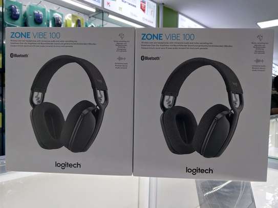 Logitech ZONE VIBE 100 Advanced Multipoint Bluetooth Headset image 1
