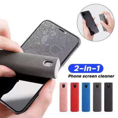 2 in 1 phone /tablet /tv screen cleaner with liquid image 1