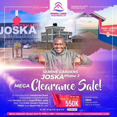 Joska Phase 2 Serene Gardens Plot 550K KES image 1