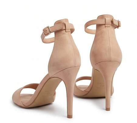 Nude High Heel Stilettos Size 7/40 image 3