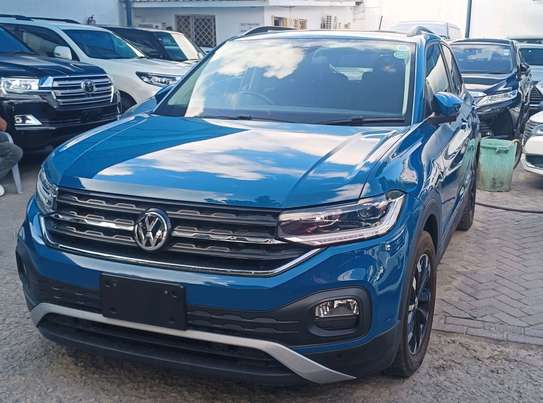 Volkswagen T-Cross Blue 2020 image 2