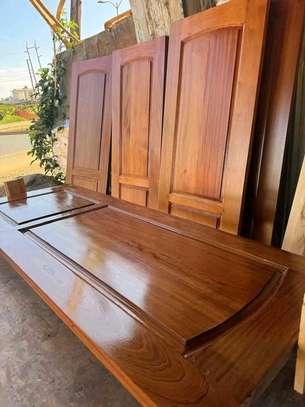 Solid Wood Interior Door Panel Style Natural Finish image 6