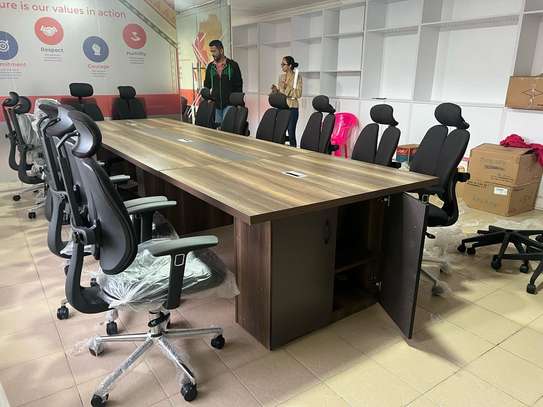 4.8 M Office Boardroom Table with stsorage image 6