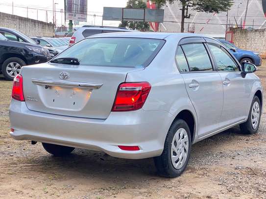 Toyota  Axio None hybrid 2019 model silver color. image 2