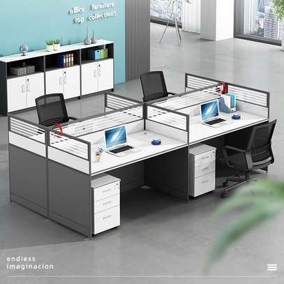 Office Workstations; 4-Way Office Workstation In Suneka image 6