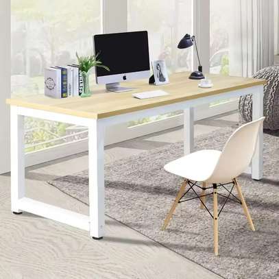 Computer Desk; Spacious Mdf Computer Office Desk image 4